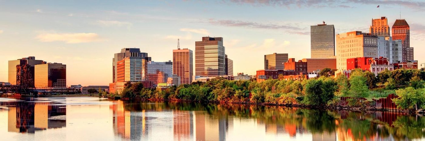 Newark city skyline