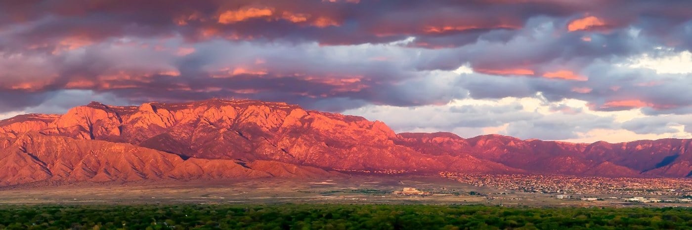 New Mexico mountain range