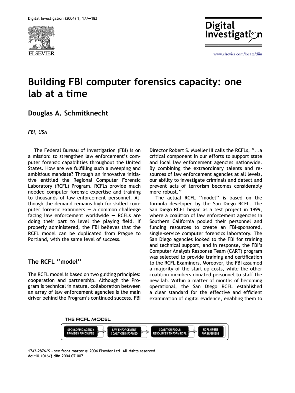 Building fbi computer forensics capacity pdf rcfl